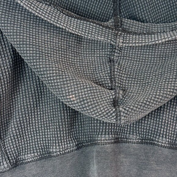 Urban Outfitters Out From Under Felicity Thermal Waffle Hoodie Cropped Sweater S - Picture 4 of 7